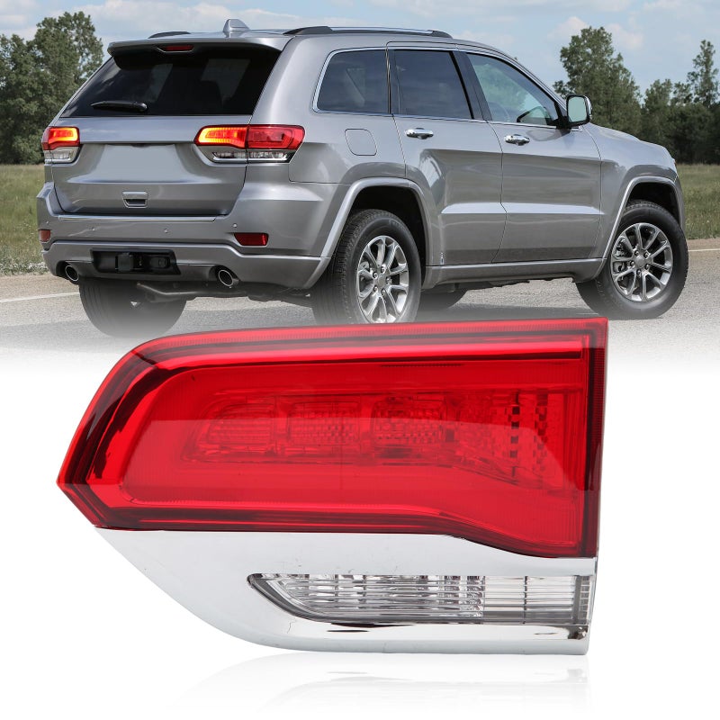 Clidr Inner Tail light for 2014-2021 Jeep Grand Cherokee Laredo/Limited/Overland/Summit CH2803105 68110046AB Passenger Side (Right) - Image 1